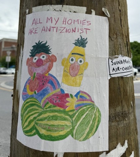 Bert and Ernie: all my homies are anti-zionists 