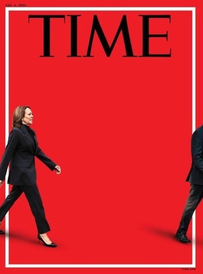 Time magazine cover of Kamala 