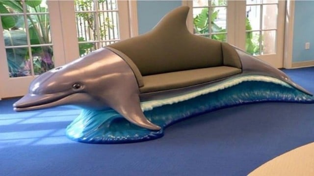 Dolphin couch