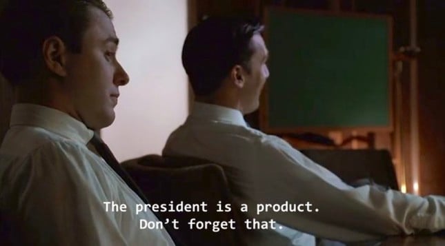 The president is a product.
Don't forget that.
